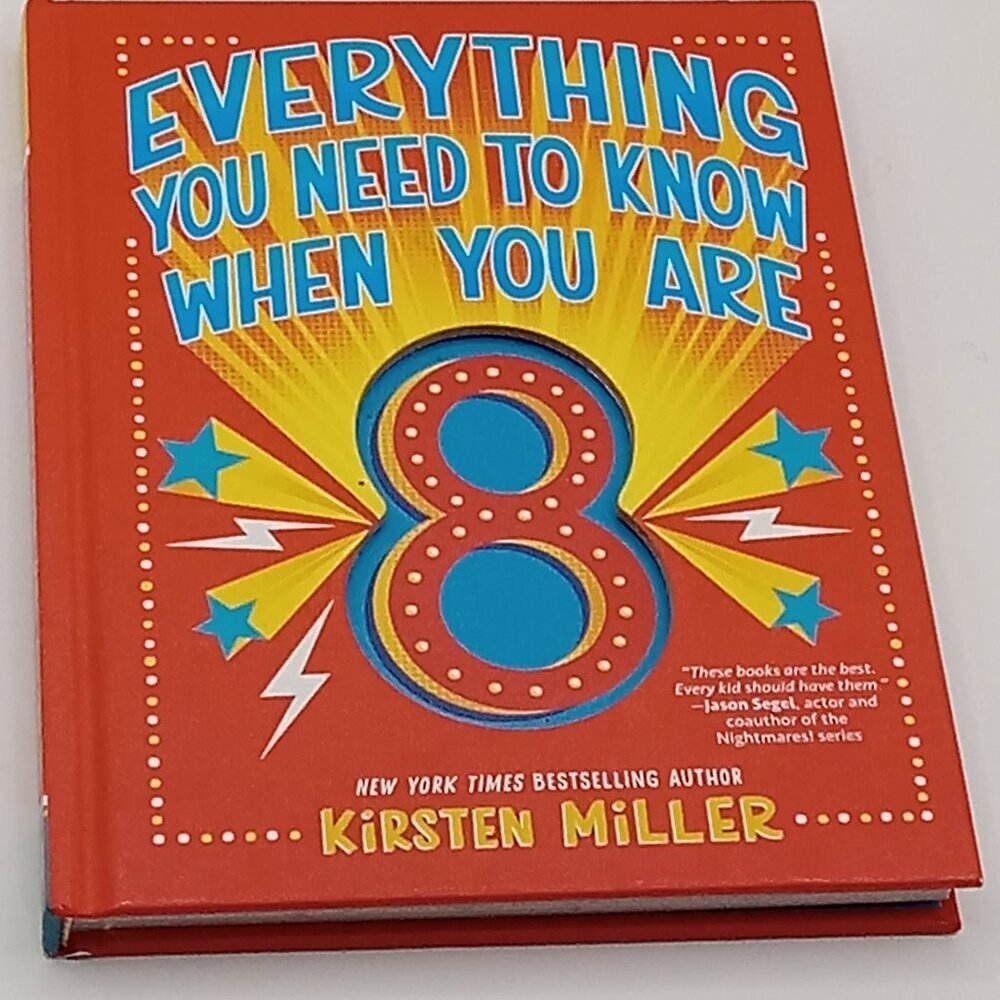 BIRTHDAY BOOK Everything You Need to Know When You Are 8 Eight Yrs Old Activity